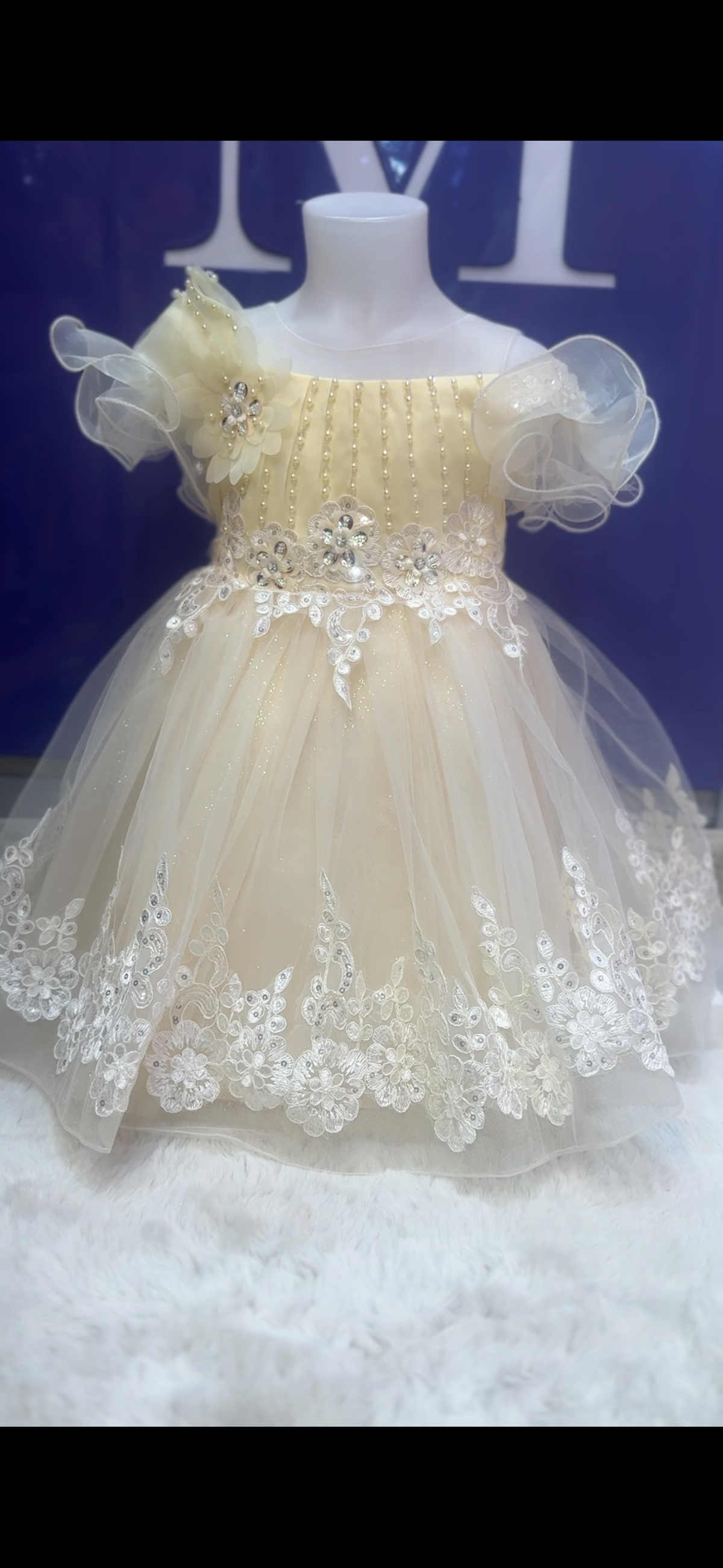 Robe 10958 jaune