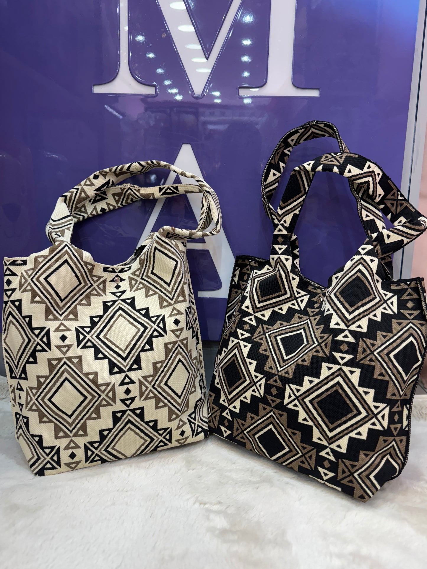 Sac à main géométrique