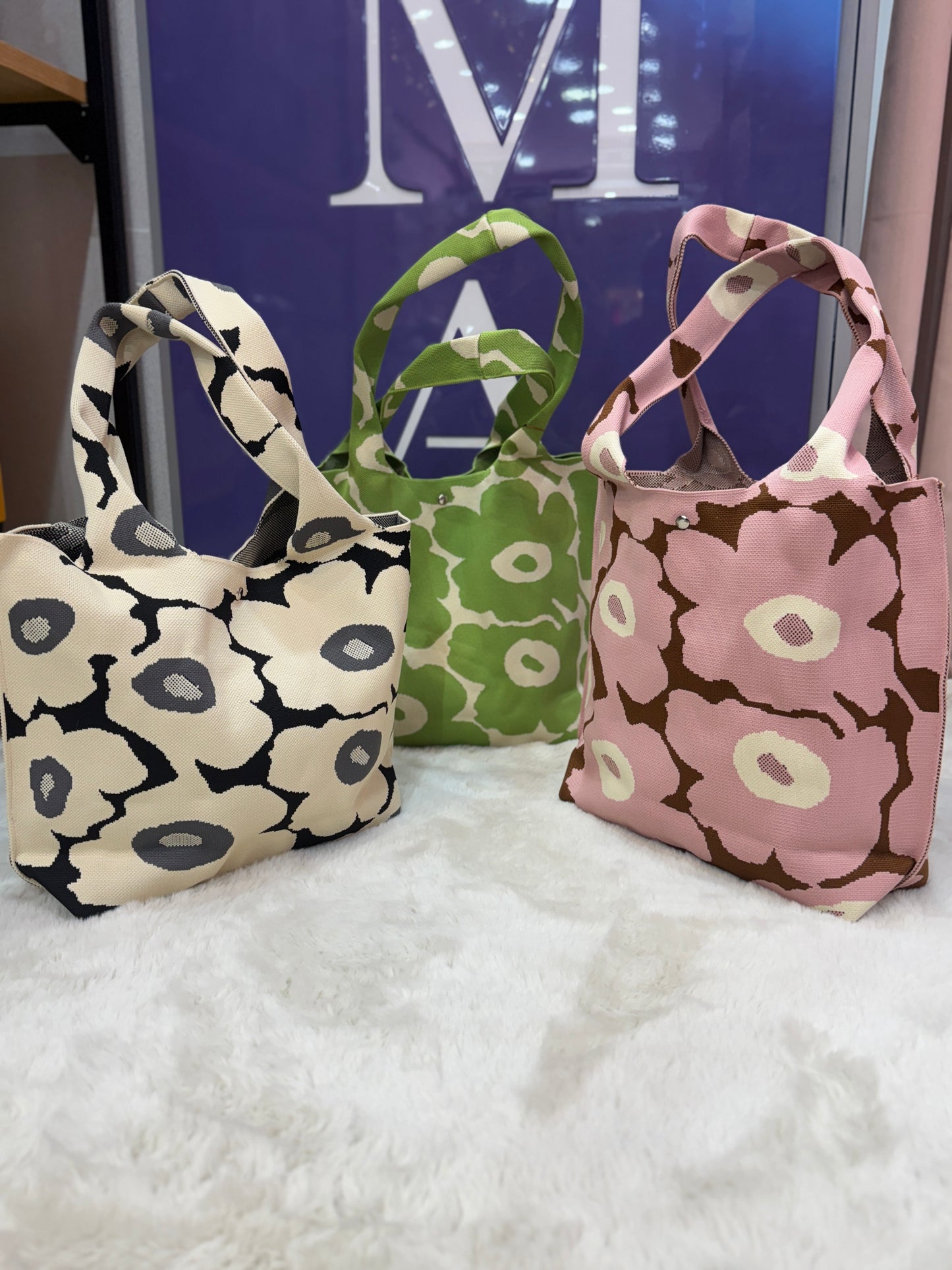 Sac à main fleurie
