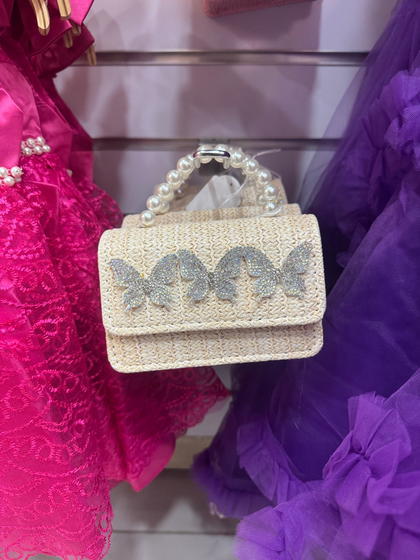 mini sac à main blanc