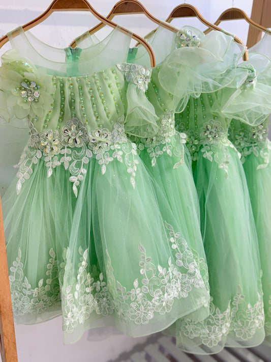 Robe 10959 vert