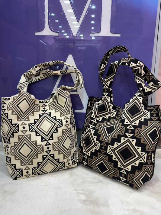 Sac à main géométrique