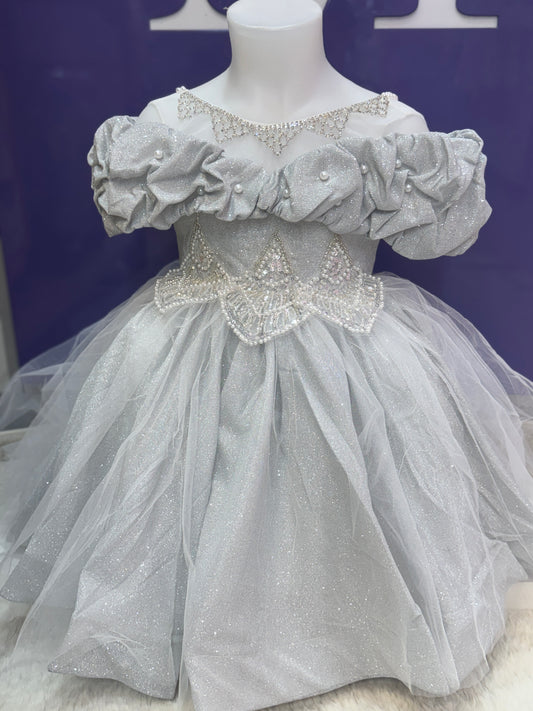Robe argent 10994