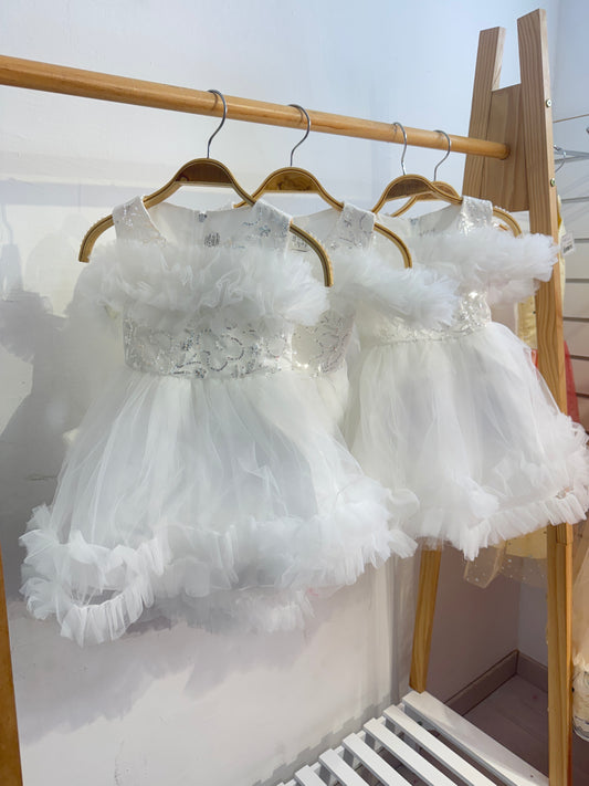 Robe 10937 blanc