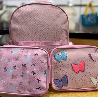Sac rose pochette interchangeable