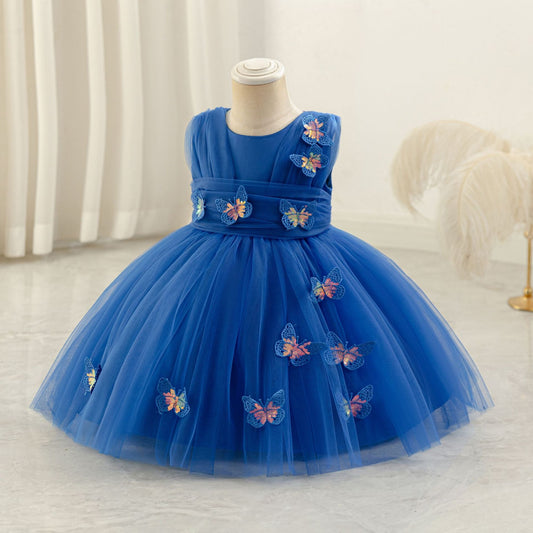 ROBE 10898 Bleu
