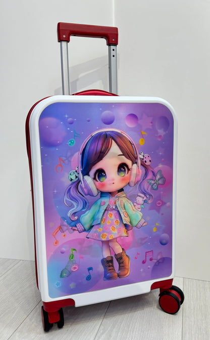 VALISE 3D  princesse/musique